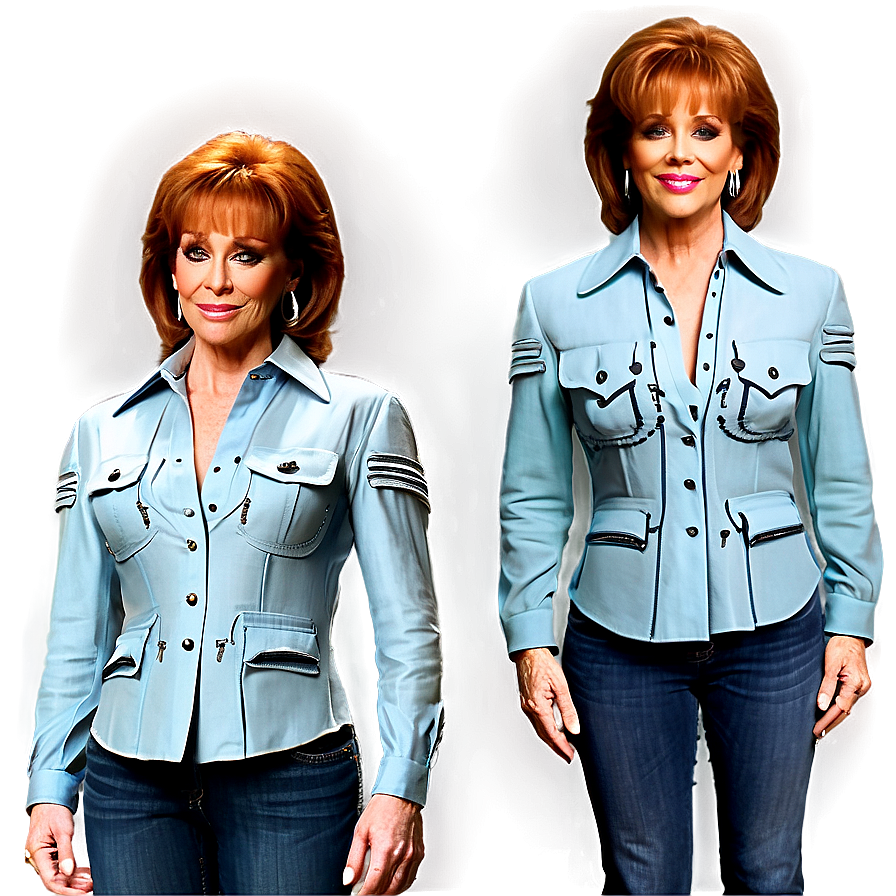 Reba Mcentire Iconic Outfit Png Ukx