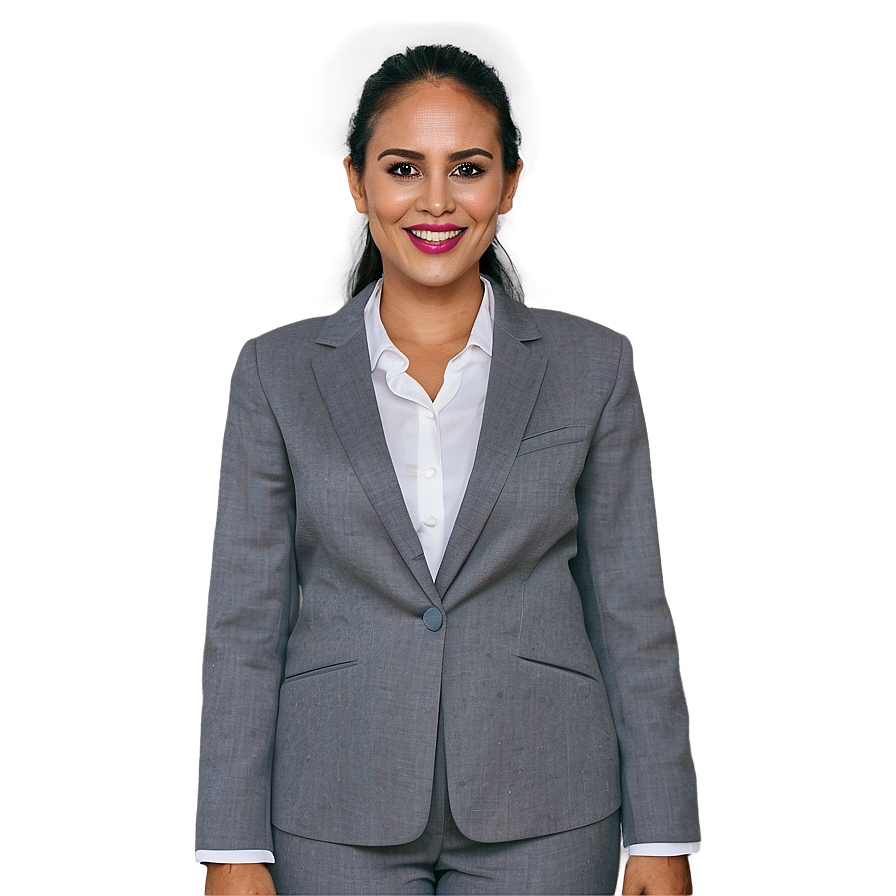 Receptionist In Business Attire Png 06272024