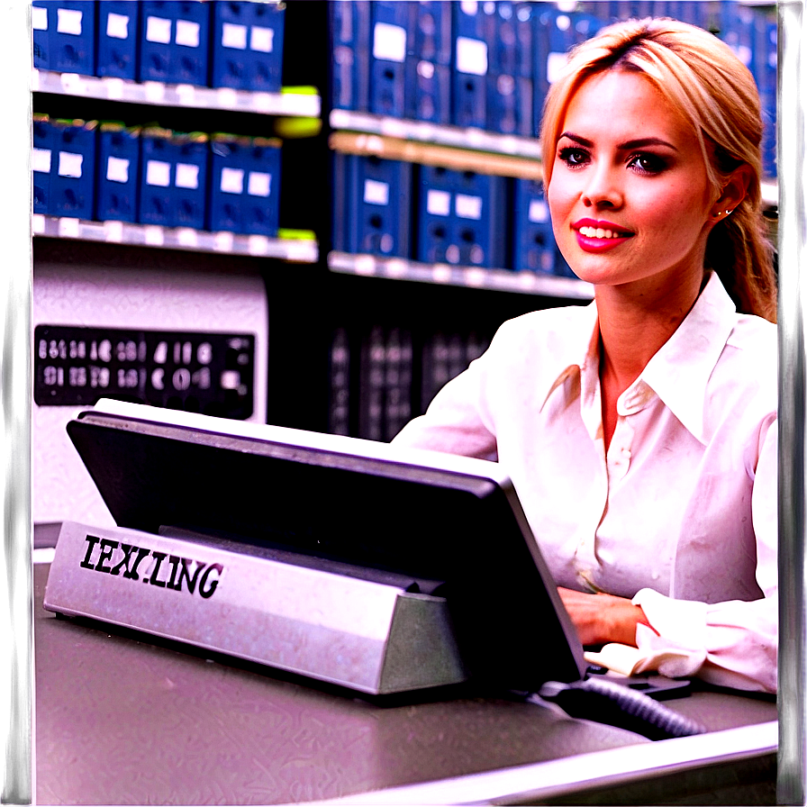 Receptionist Typing Png Kwv67