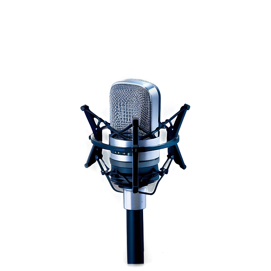 Recording Studio Microphone Setup PNG 06262024 PNG with transparent background