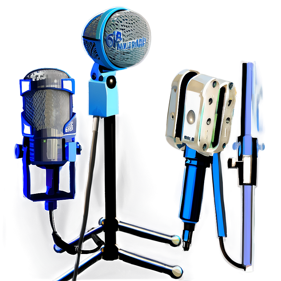 Recording Studio Microphone Setup PNG 50 PNG with transparent background