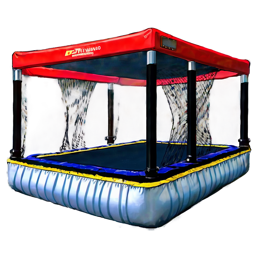 Rectangular Competitive Trampoline Png 47