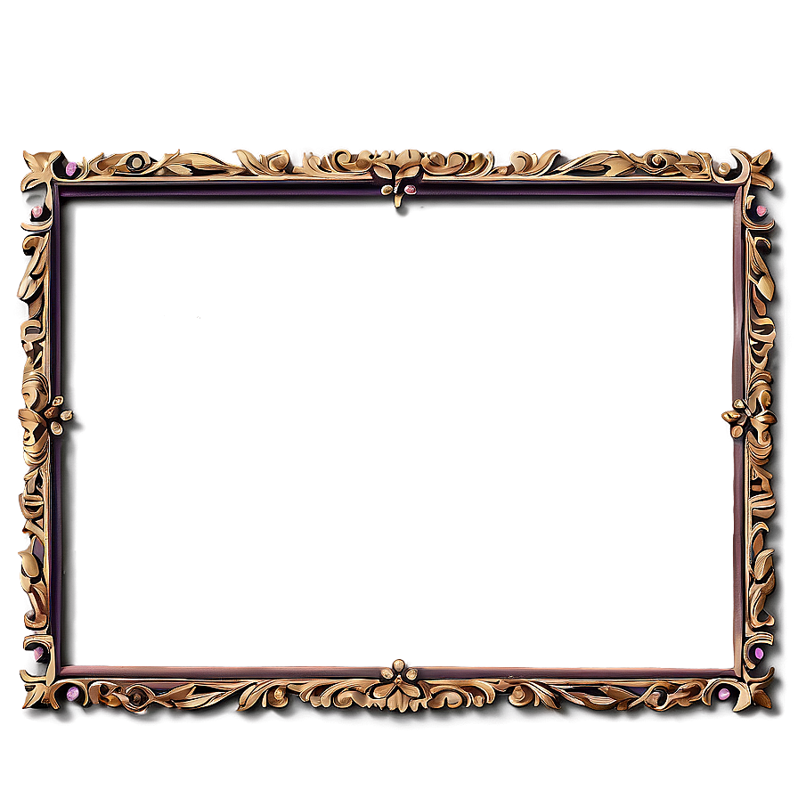 Rectangular Ornate Frame Png Lqs71