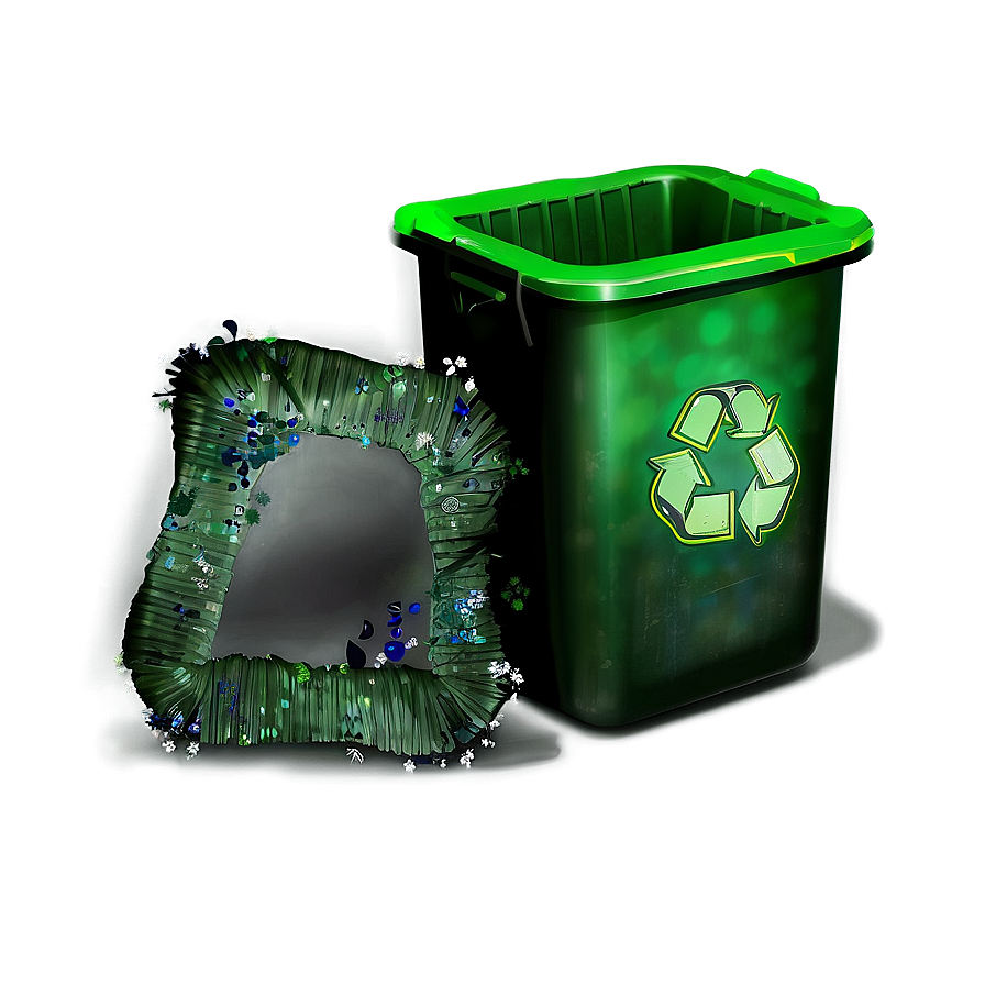 Recycle Bin Full PNG 06212024 PNG image with a transparent background, free high-resolution download