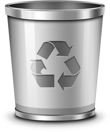 Trash Recycling Bin Waste Container Icon - Trash Can Transparent Background, HD Png Download PNG with transparent background