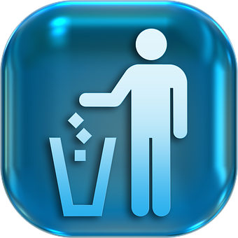 Recycle Bin Usage Icon PNG with transparent background