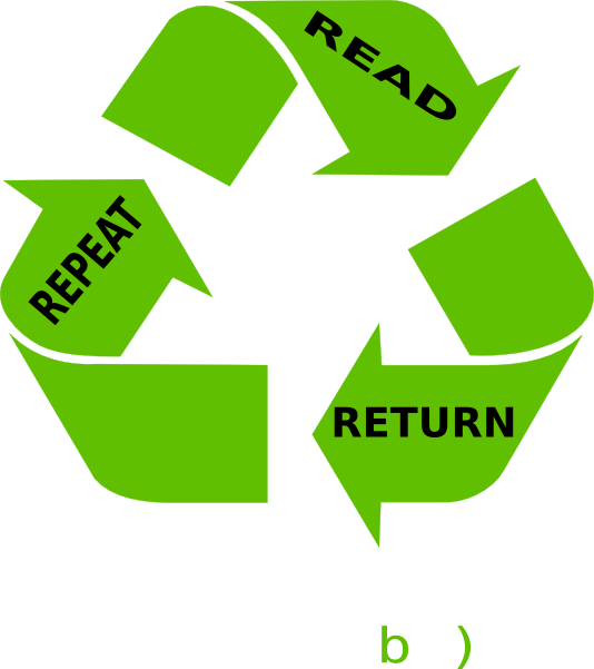 Recycle Read Repeat Return Symbol