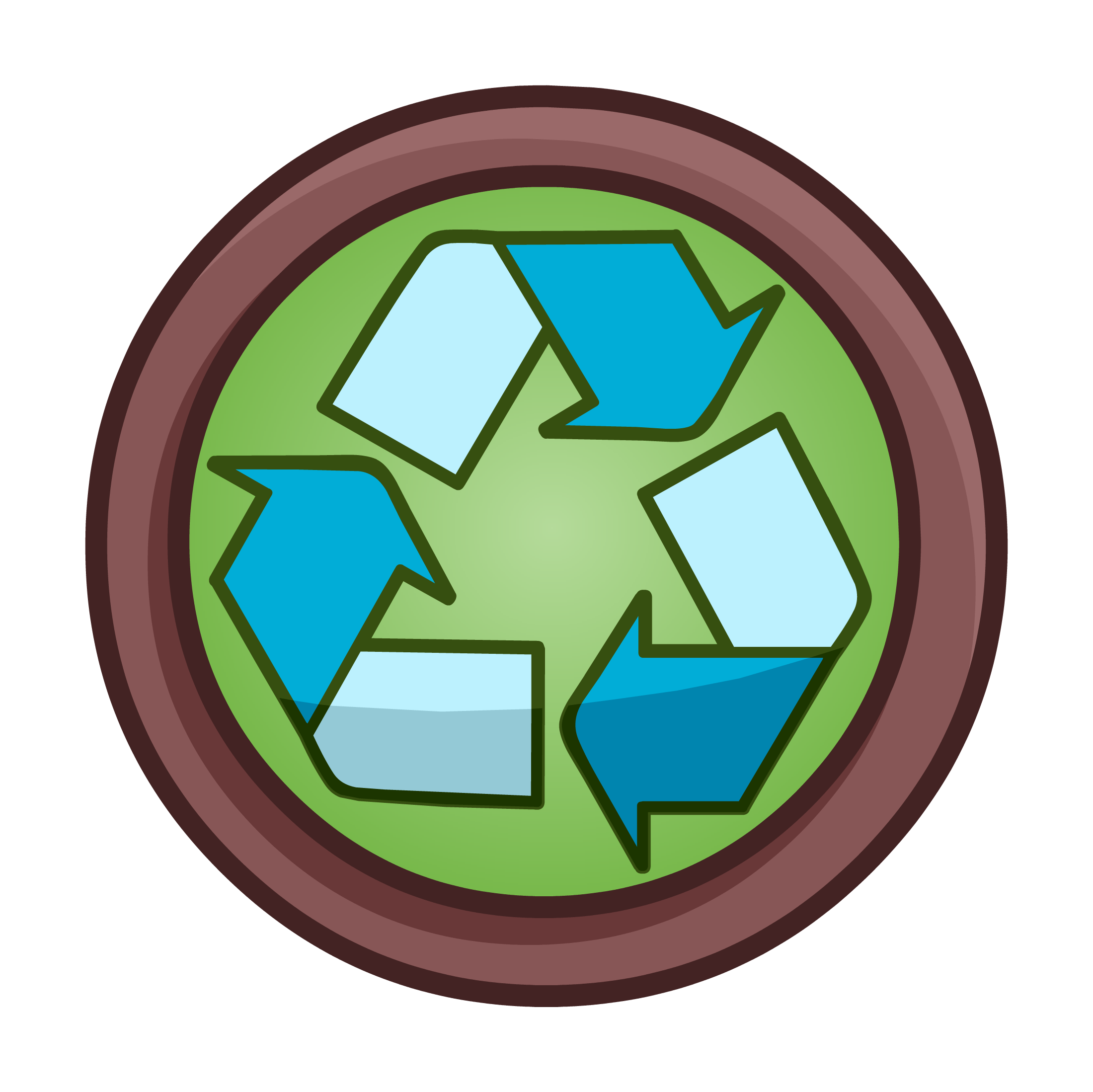 Club Penguin Rewritten Pins Location Clipart , Png - Recycle Symbol, Transparent Png PNG image with a transparent background, free high-resolution download