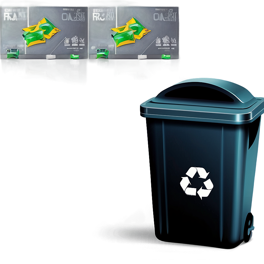 Recycle Trash Bin Illustration PNG tww4 PNG with transparent background