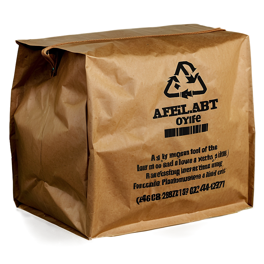 Recycled Brown Bag Png Afh33