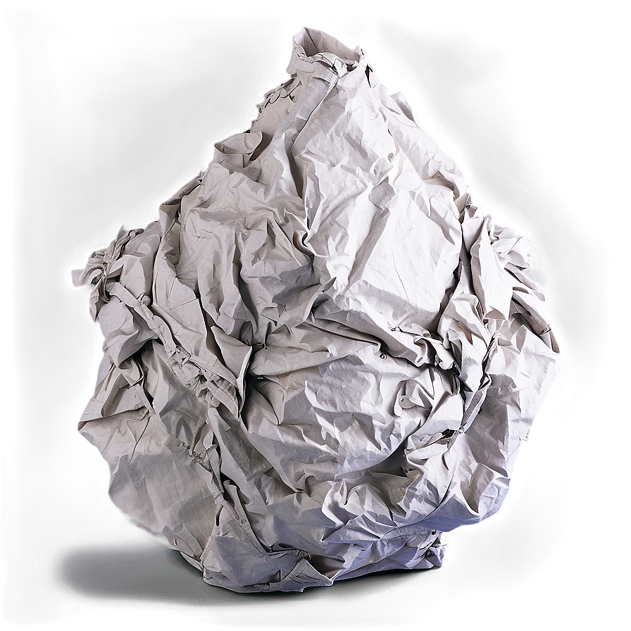 Recycled Crumpled Paper PNG 05242024 PNG with transparent background