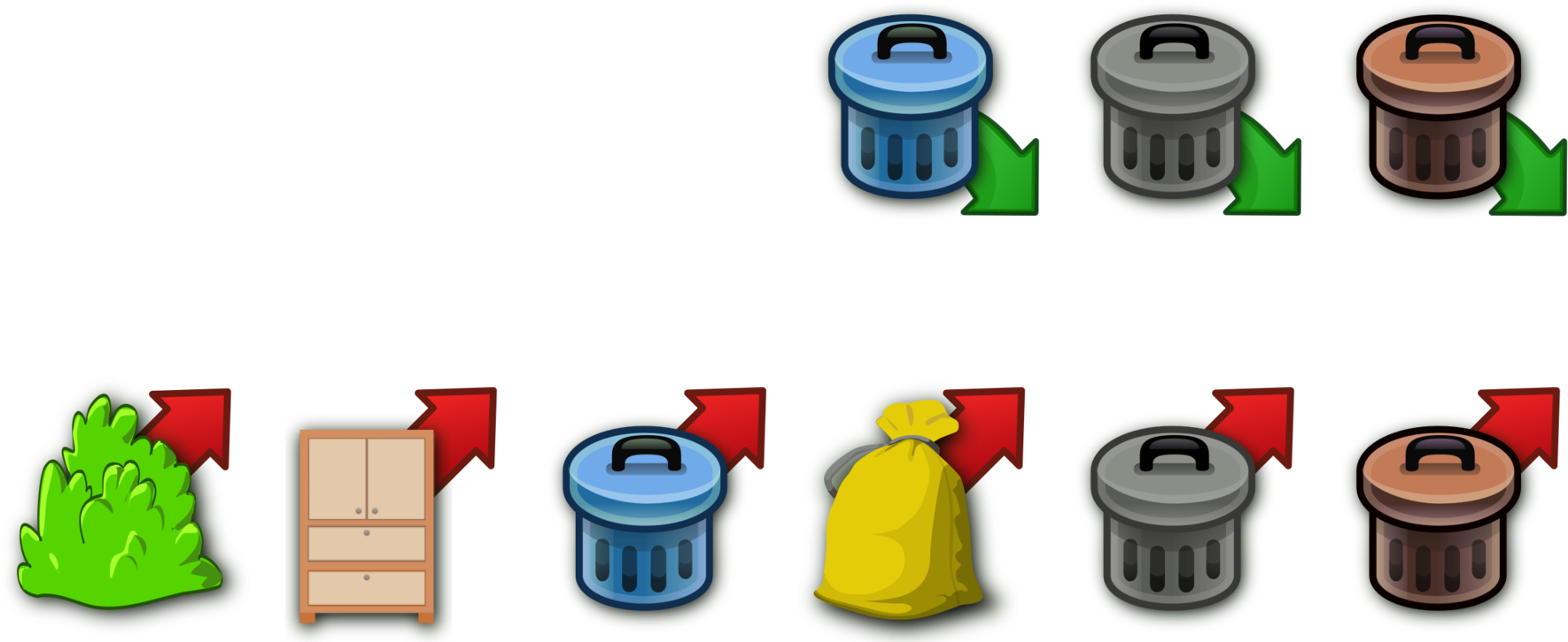 Rubbish Bins & Waste Paper Baskets Plastic Recycling - Trash Can Clip Art, HD Png Download PNG with transparent background