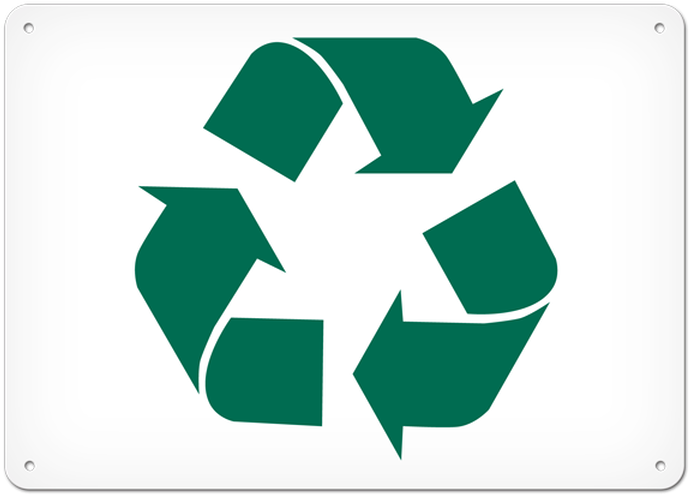 Recycling Symbol Sign