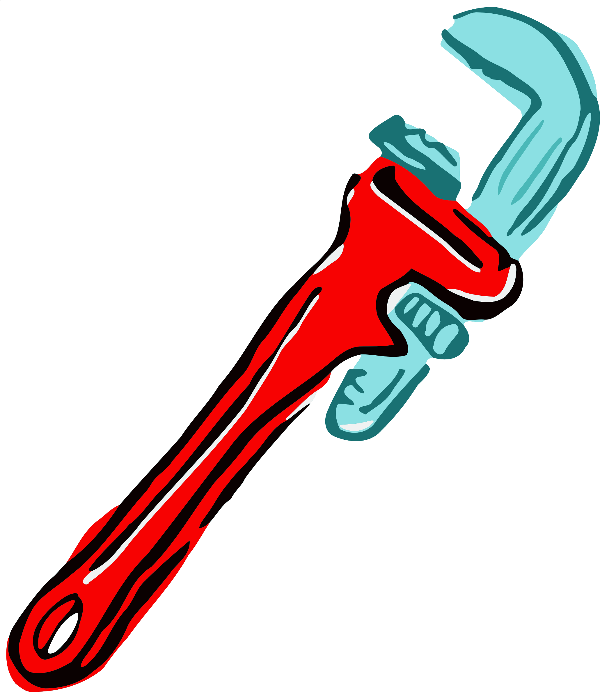 Roughly Drawn Pipe Wrench Clip Arts - Free Clipart Pipe Wrench, HD Png Download PNG image with a transparent background, free high-resolution download