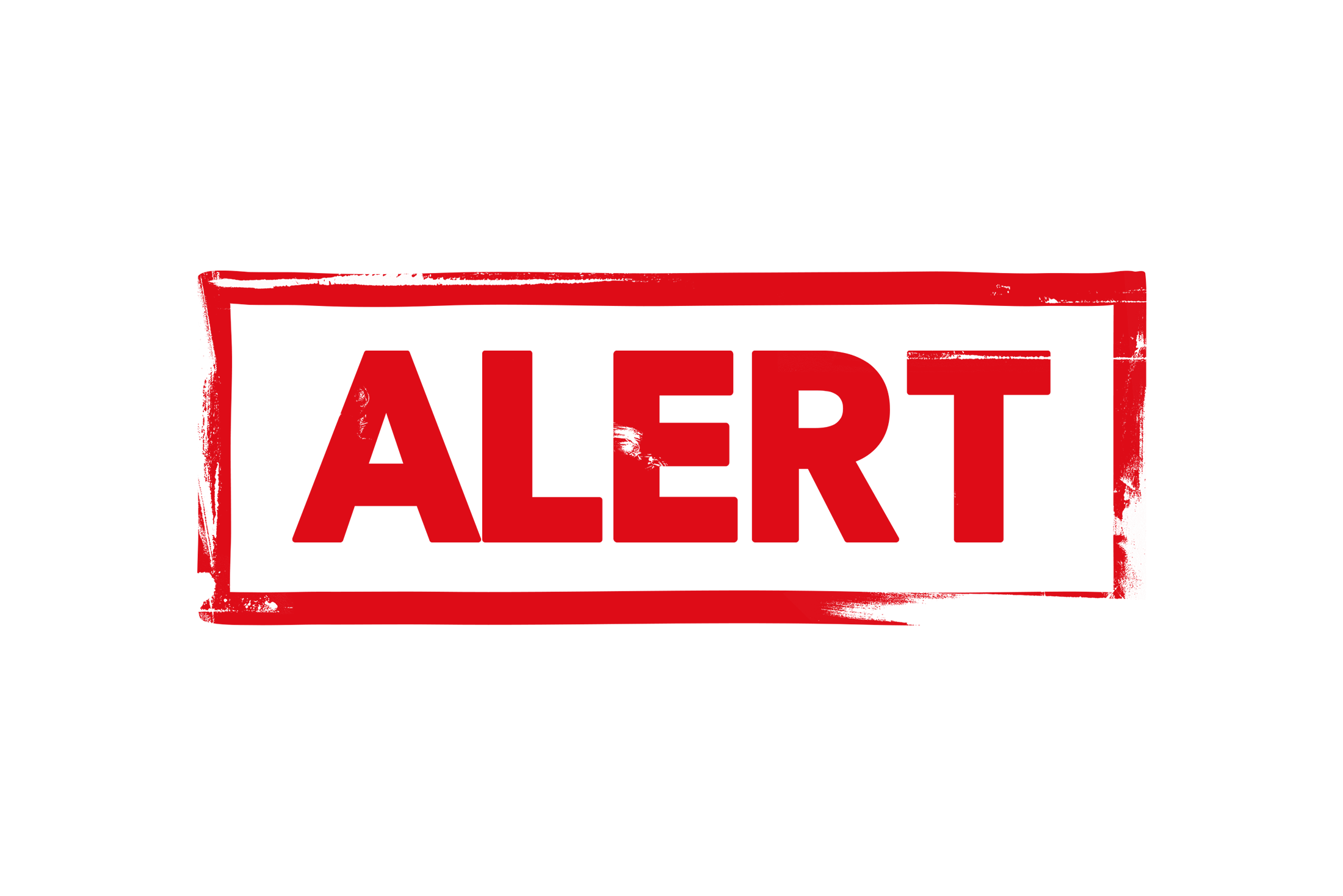 Red Alert Signon Grey Background