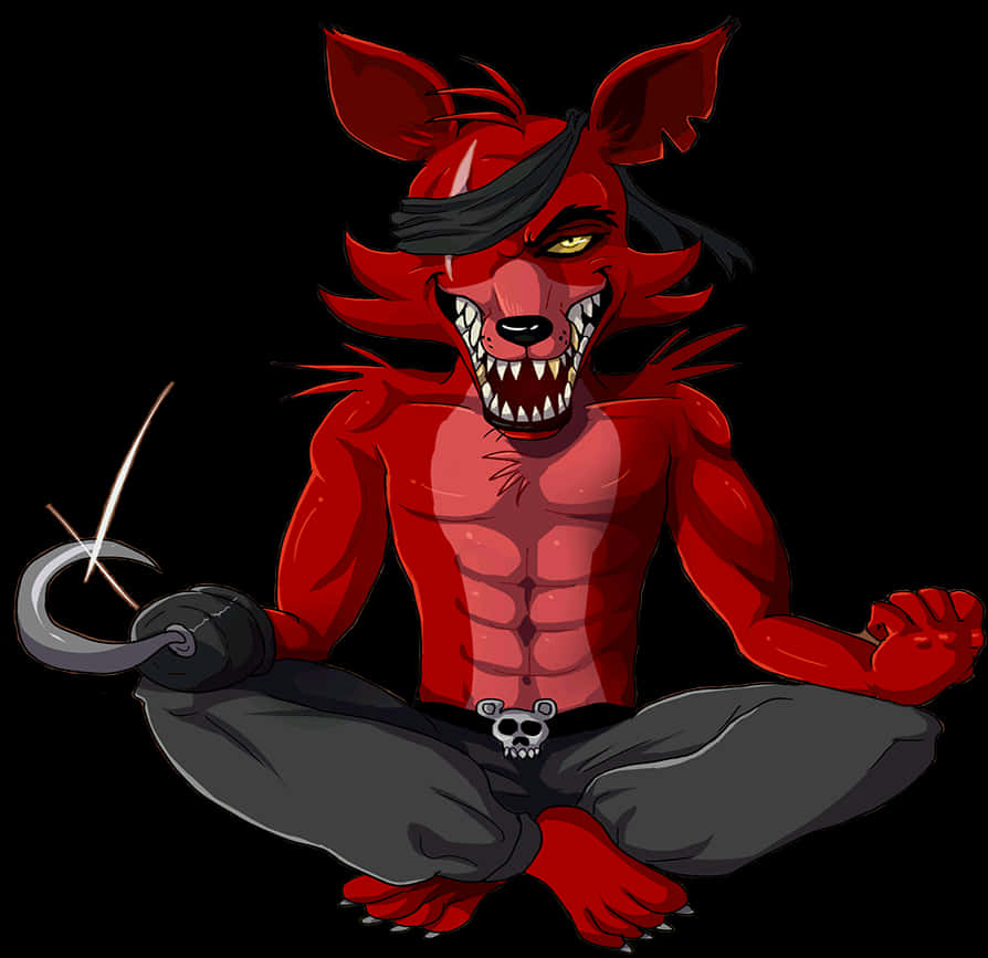 Red_ Anthro_ Wolf_ Character