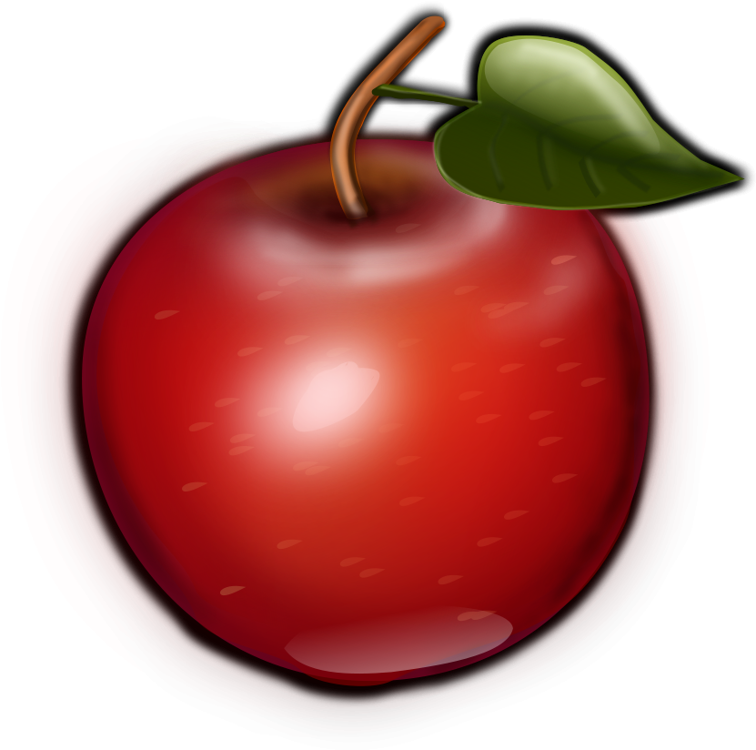 Red Apple Illustration