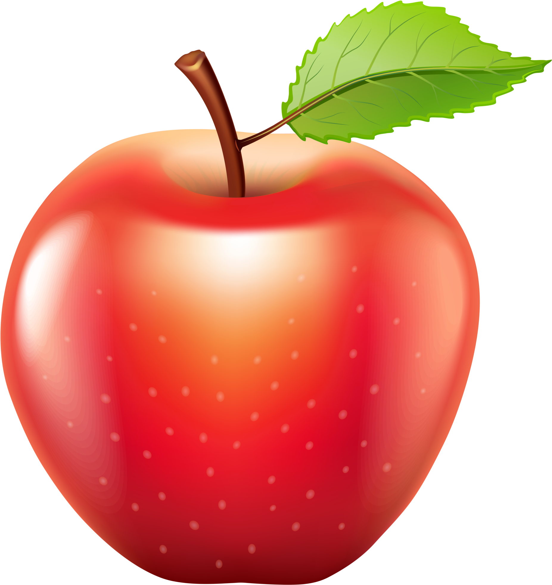 Red Apple Illustration