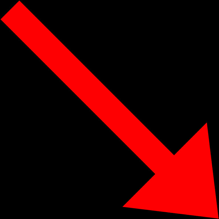 Red_ Arrow_ Diagonal_ Direction_ Vector