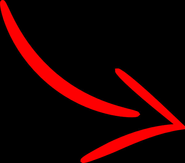 Red Arrow Graphic PNG with transparent background