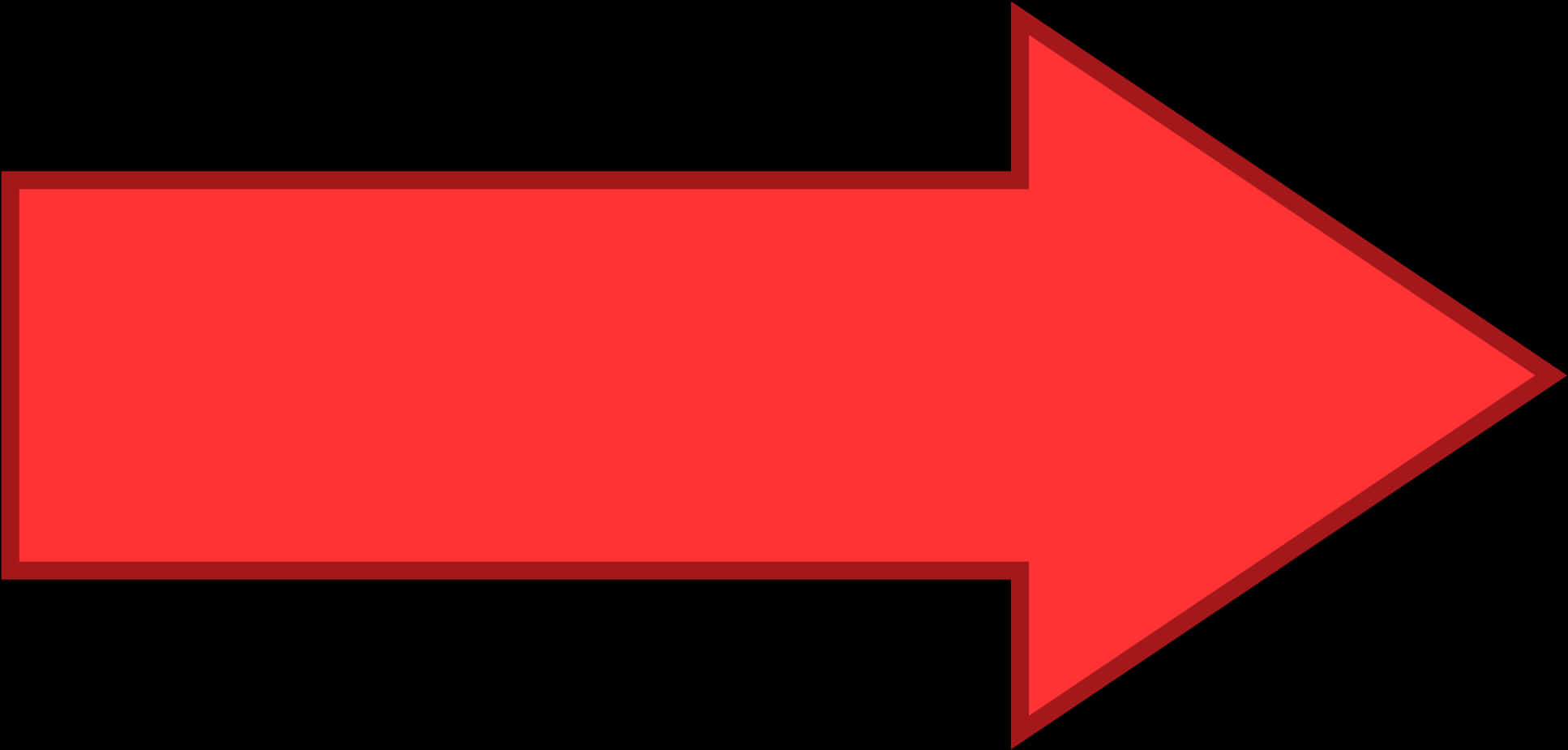 Red Arrow Graphic PNG with transparent background