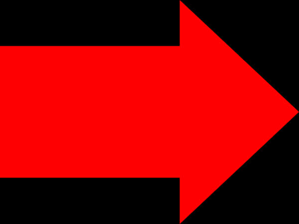 Red Arrow Graphic PNG with transparent background