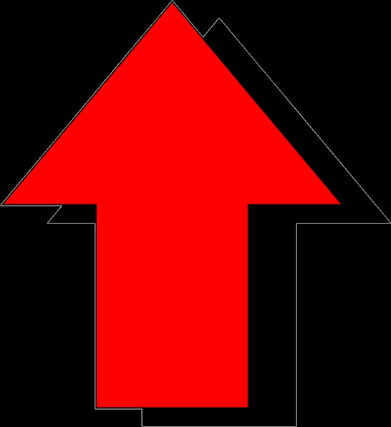 Red Arrow Graphic Icon PNG with transparent background