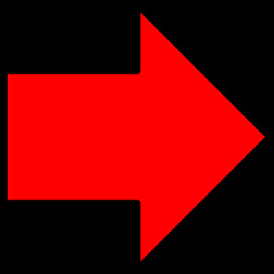 Red Arrow Icon PNG with transparent background