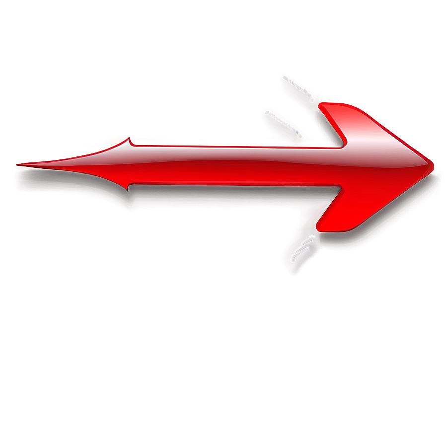 Red Arrow Shape Transparent Png 05262024