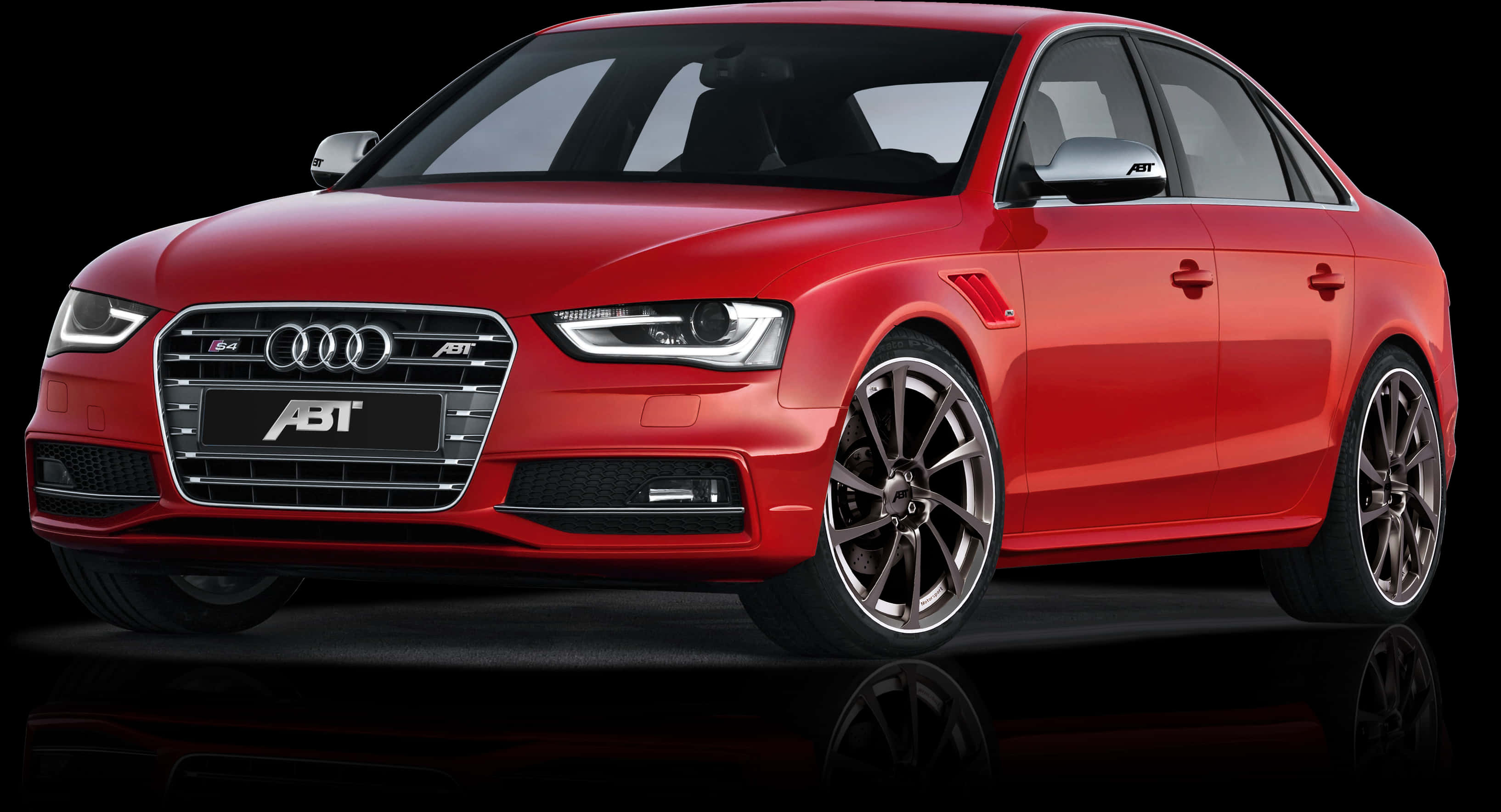 Red Audi S4 A B T Sportsline