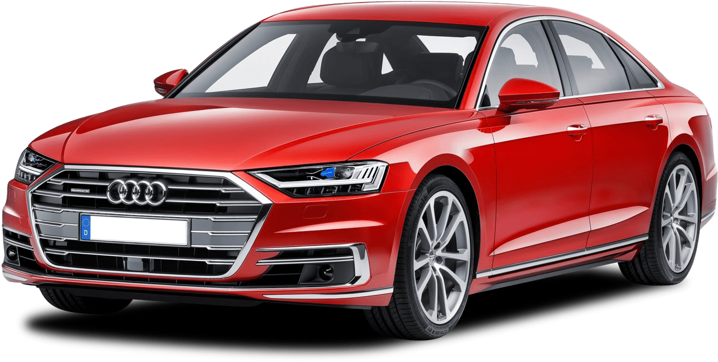 Red Audi Sedan H D