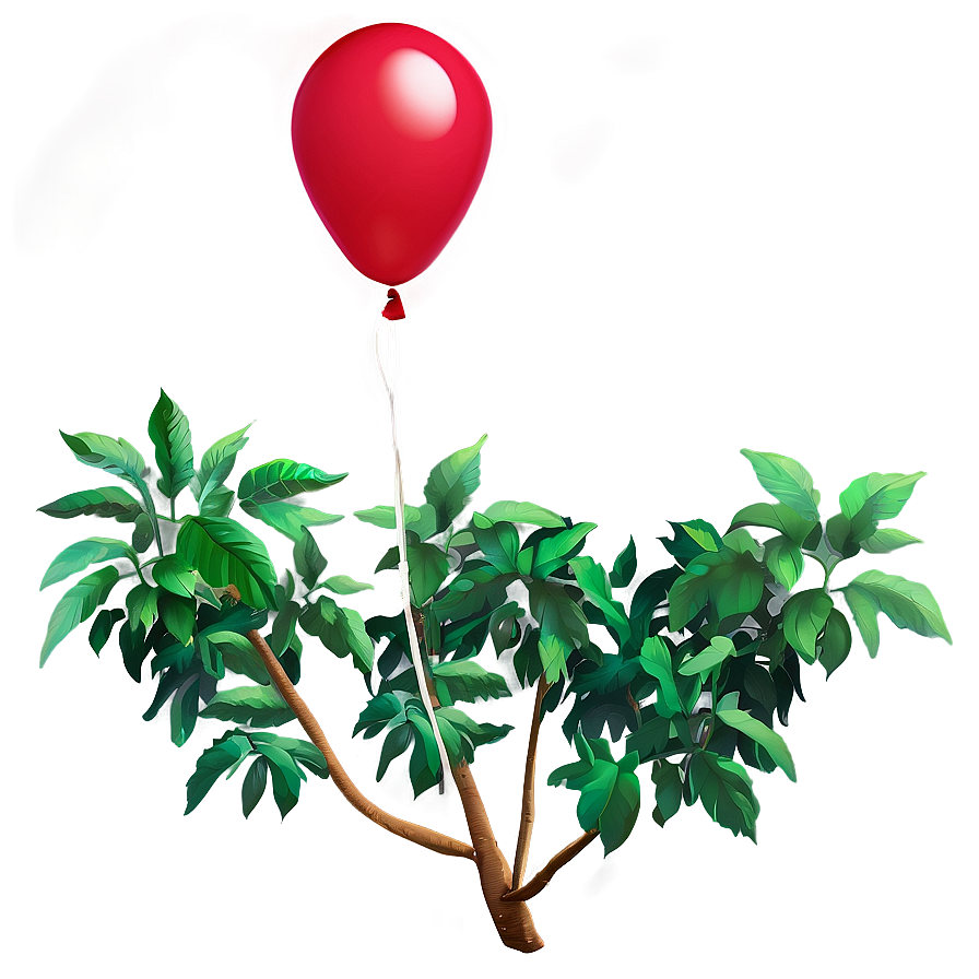 Red Balloons In Nature Png 06132024