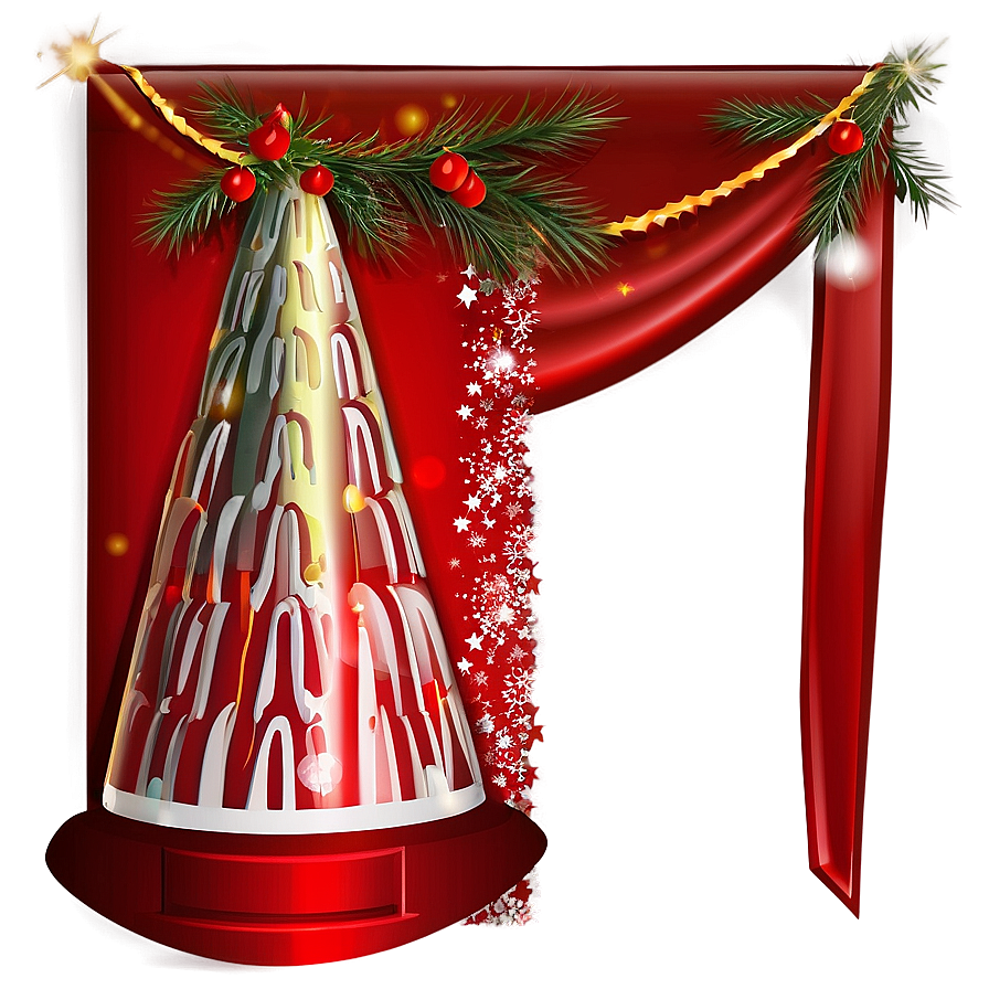 Red Banner For Christmas Png 58