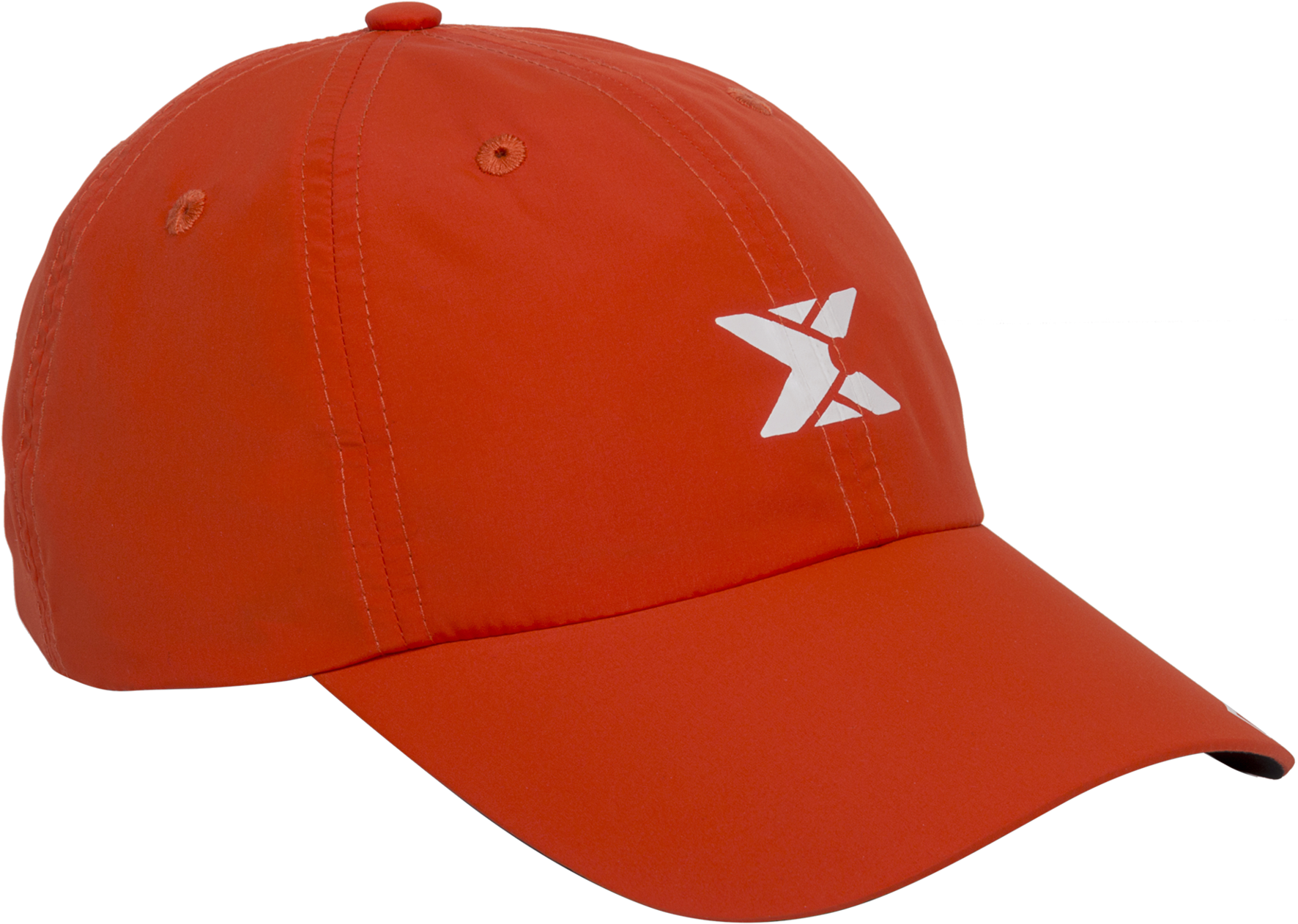 Red Baseball Capwith Logo