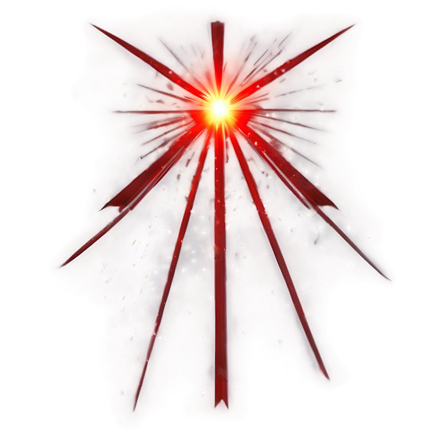 Red Beam Flare Png Uow