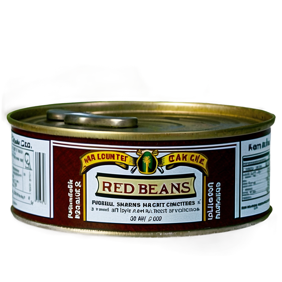 Red Beans Can Png Rfr54