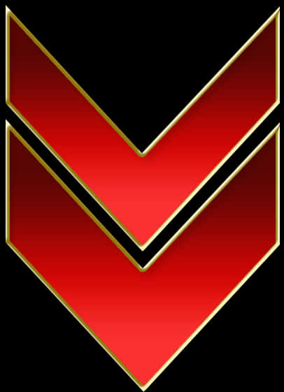 Red Black Arrow Logo PNG with transparent background