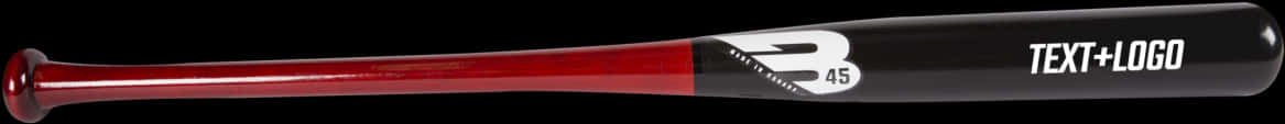 Red Black Baseball Bat Text Logo PNG image with a transparent background, free high-resolution download