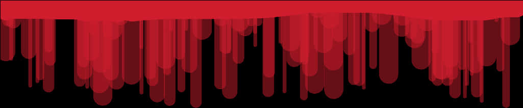 Red Blood Dripping Graphic PNG with transparent background