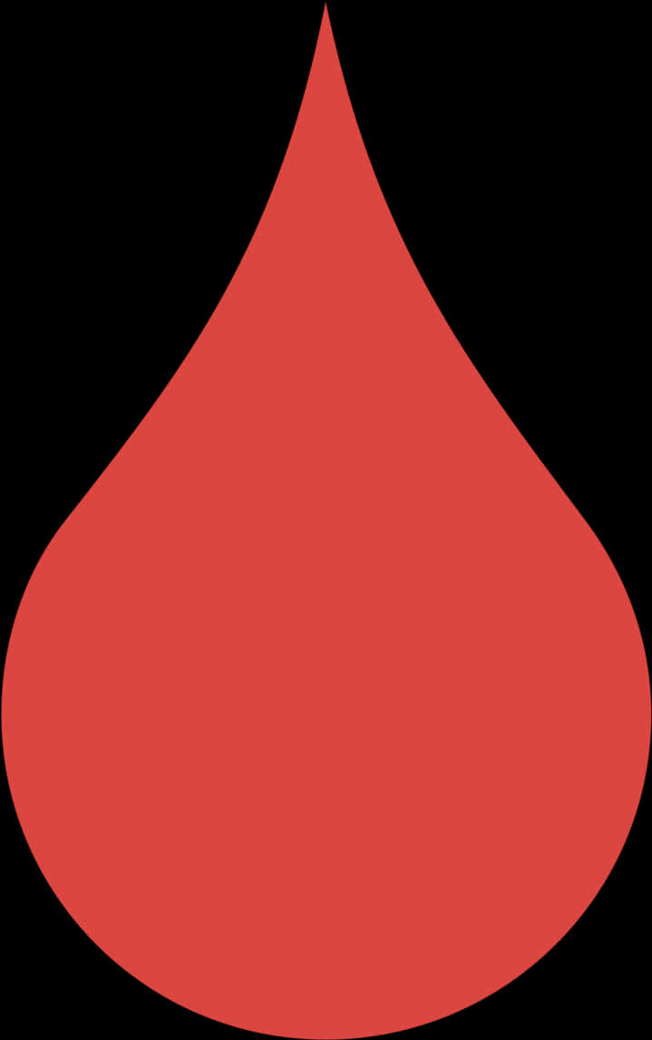 Red Blood Drop Graphic