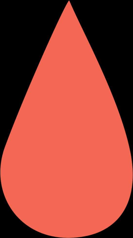 Red Blood Drop Graphic