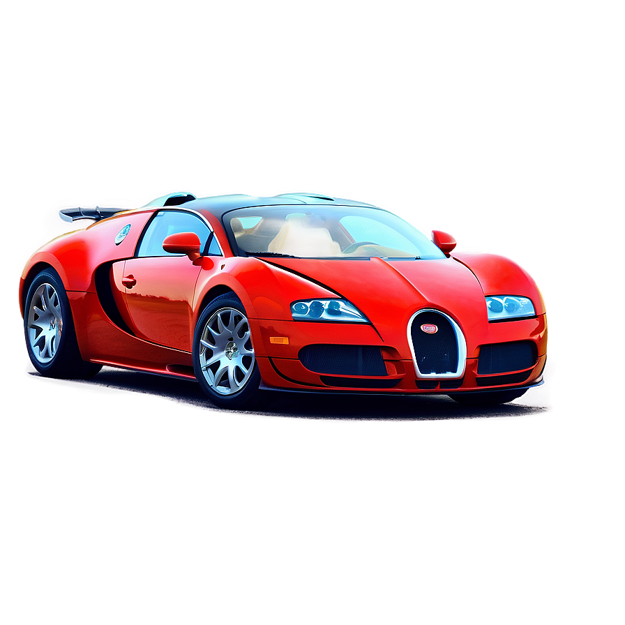 Red Bugatti Veyron Png 05062024