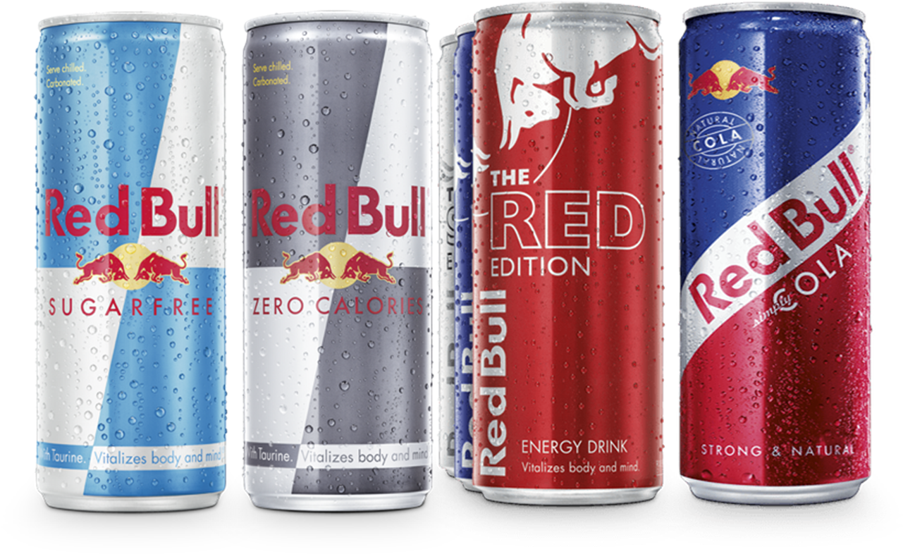 Red Bull Can Png -red Bull Energy Drink - 1987 Red Bull Can, Transparent Png PNG with transparent background