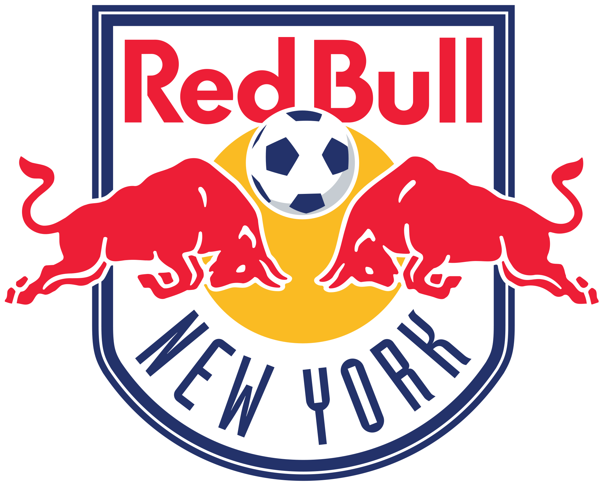 Red Bull New York Soccer Team Logo