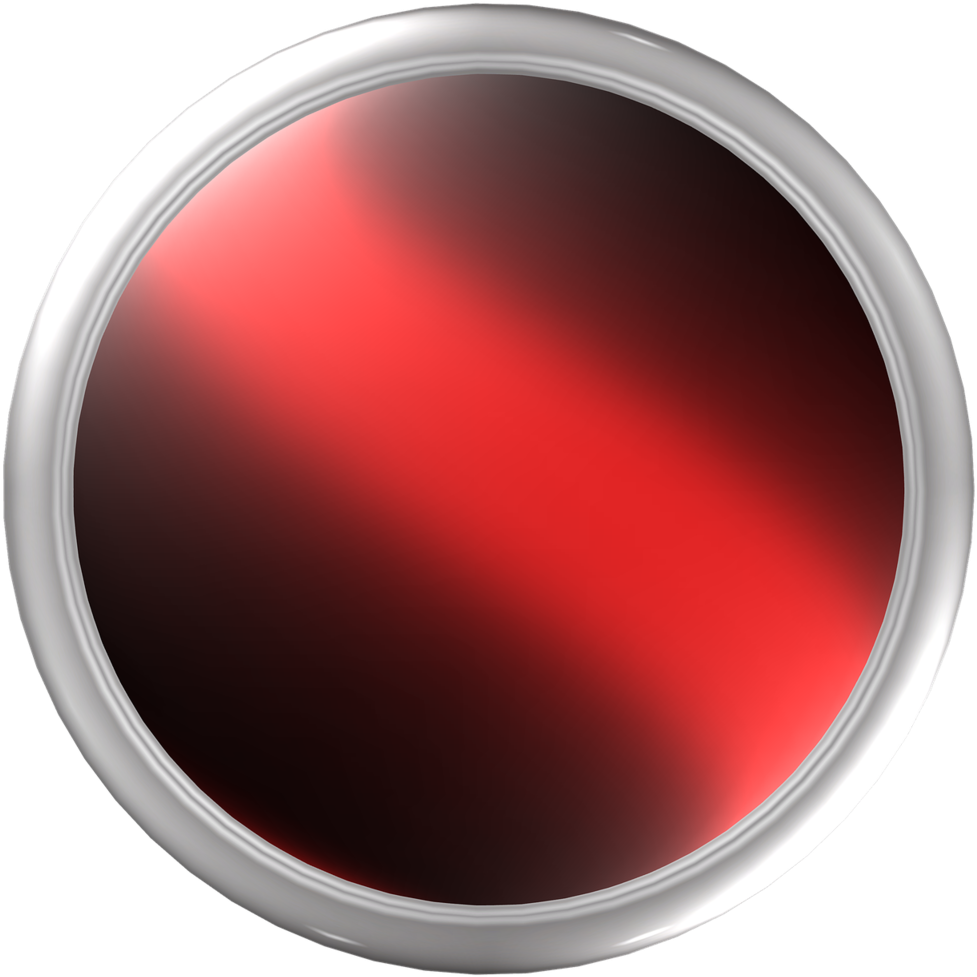 Red Button3 D Render