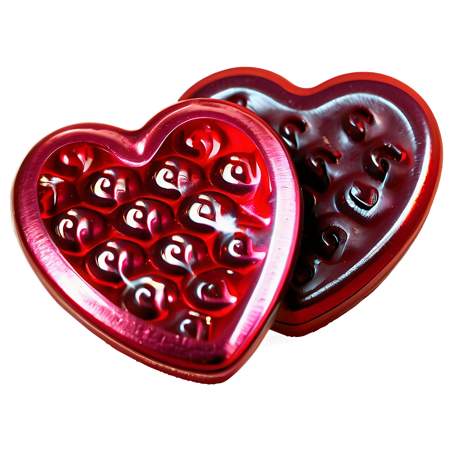 Red Candy Hearts Png Tyf