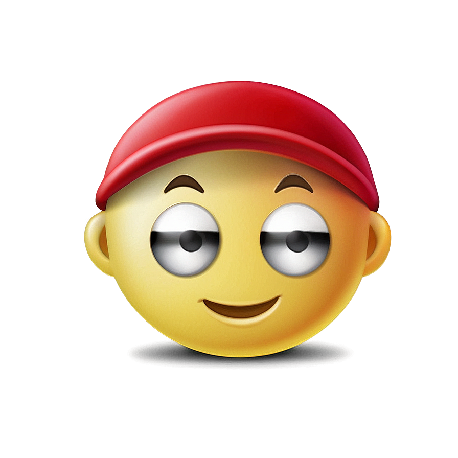 Red Cap Emoji Png 37