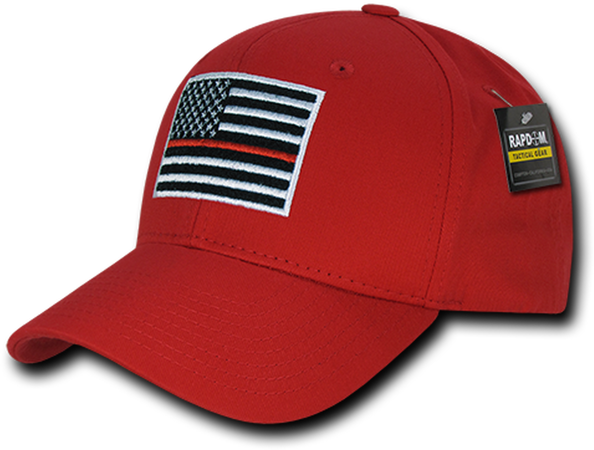 Firefighter Cap Thin Red Line Usa Flag - Firefighter Hats, HD Png Download PNG with transparent background