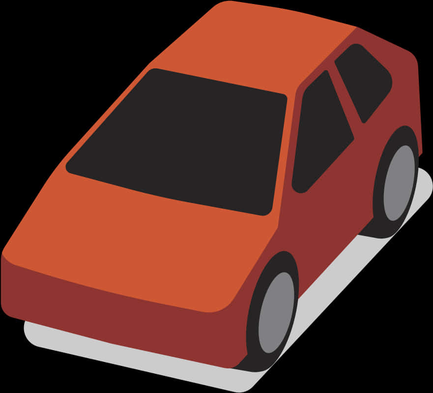 Red Car Vector Illustration PNG image with a transparent background, free high-resolution download