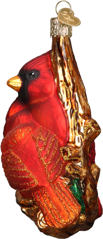 Pair Of Cardinals Ornament - Northern Cardinal, HD Png Download PNG with transparent background